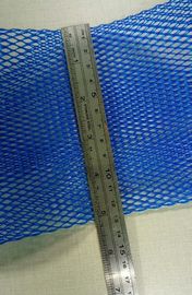 130MM Width PE Protective Mesh Sleeving , Blue PE Netting For Metal Protection